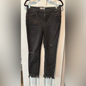 Free People Ripped Frayed Jeans
